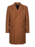 Men’s Double Breasted Brown Wool Coat