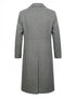 Men’s Petrillo Grey Wool Double Breasted Coat