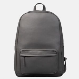 The Aegis Leather Backpack Two-Way Zipper With Leather Pullers