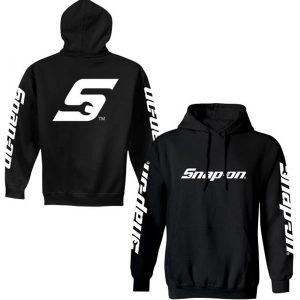 Black Billboard Snap On Hoodie