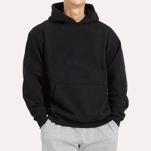 Mens Black Hoodie