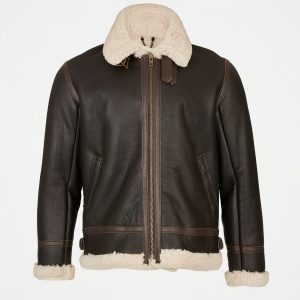 Classic Men’s Shearling Aviator Jacket