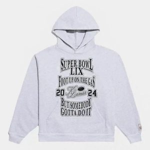 Kendrick Lamar Super Bowl LIX Foot Up On The Gas Hoodie