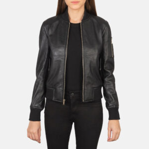 Ava Ma-1 Black Women`s Bomber Jacket