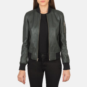 Ava Ma-1 Green Women`s Bomber Jacket