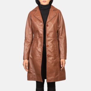 Alexis Brown Single Breasted Women's Long Winter Coat