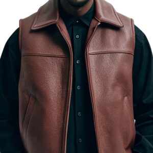 Vintage Style Men's High-Quality Leather Vest