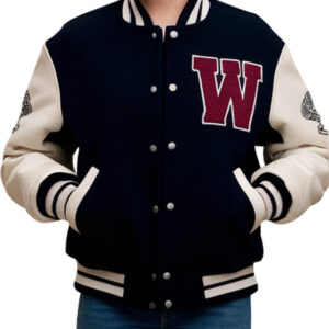 Women's Varsity Letterman Jacket with W Logo