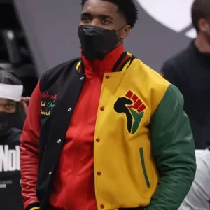 Donovan Mitchell HBCU Pride Varsity Jacket Letterman Jacket