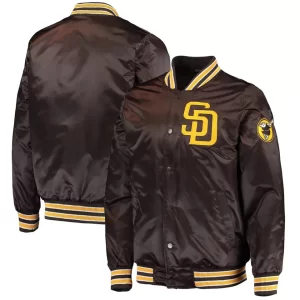 Men’s San Diego Padres Brown Full-Snap Jacket