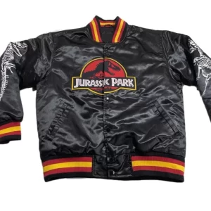 Men's Troop Champion Black & White Leather Jacket – Stylish Bomber Coat