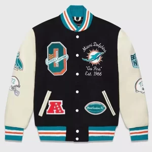 Miami Dolphins NFL Men's Varsity Vintage Jacket