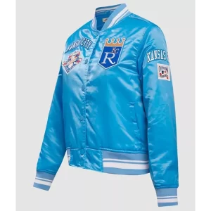 Vintage Kansas City Royals Sky Blue Jacket for Men's